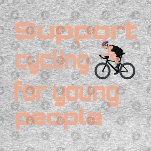 Support cycling for young people by Titou design